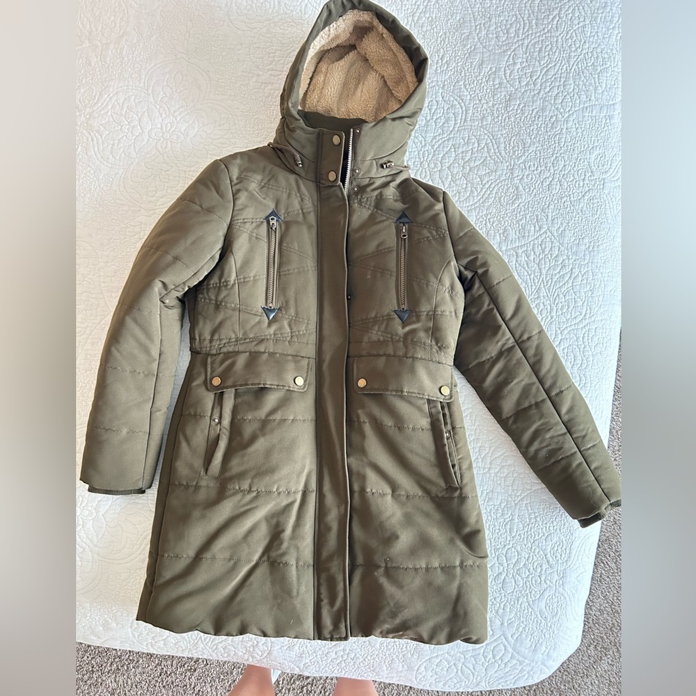 Lucky Brand Green Women's Puffer Jacket